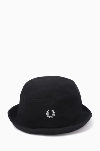 Classic Bucket Hat in Cotton-piqué