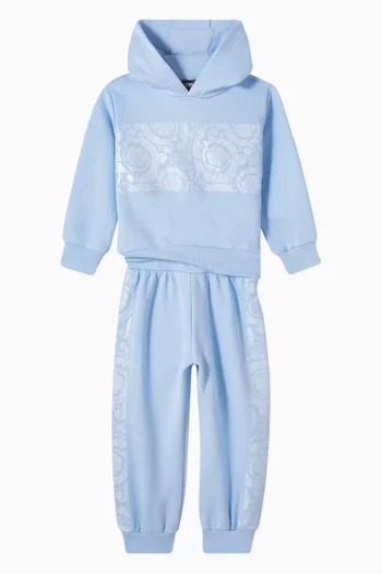 Barocco Knit Sweatpants in Fleece