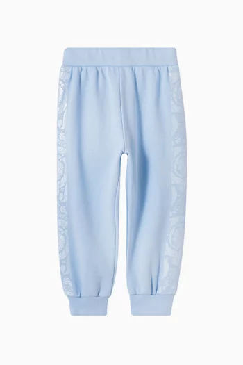 Barocco Knit Sweatpants in Fleece