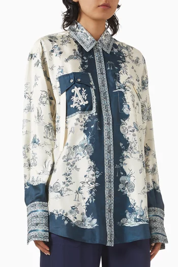 Casa Shirt in Silk Twill