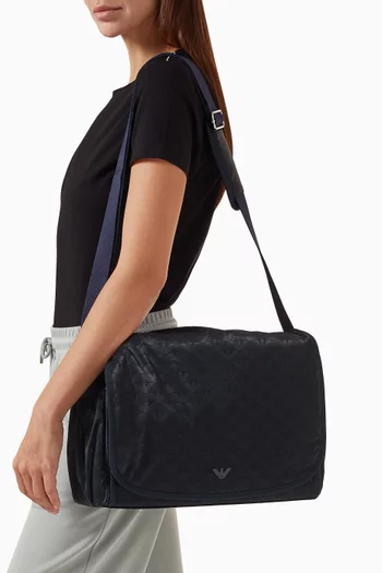 Logo Nylon Changing Bag