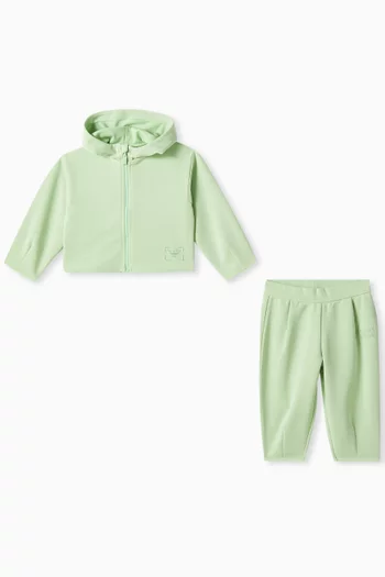 EA Logo Tracksuit Set in Cotton Blend
