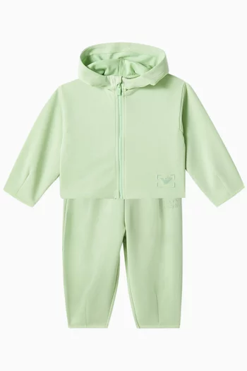 EA Logo Tracksuit Set in Cotton Blend