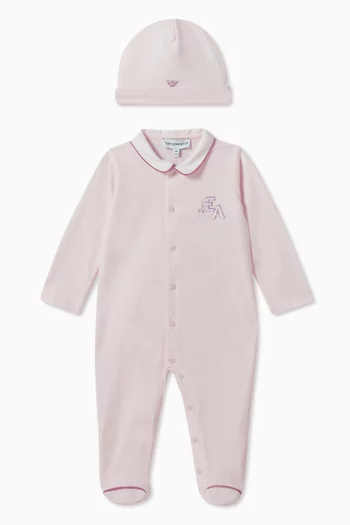 EA Sleepsuit & Beanie Set