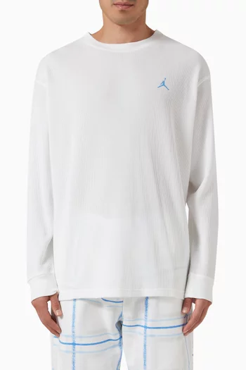 Essentials Lifestyle T-shirt in Waffle-knit