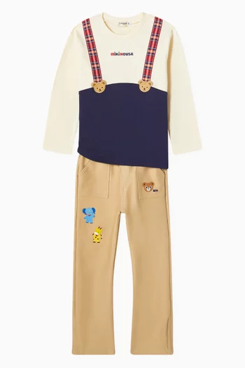 Suspenders Long-sleeve T-shirt