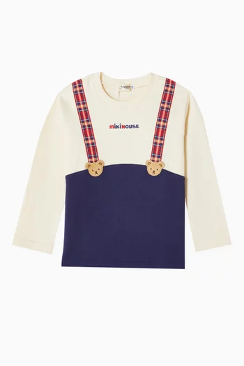 Suspenders Long-sleeve T-shirt
