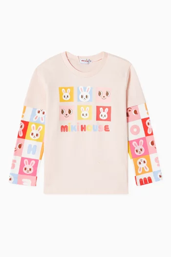 Logo Blocks Long-Sleeve Shirt
