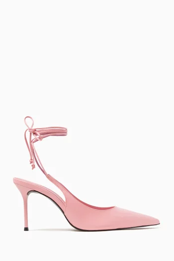 Lace-up 100 Pumps in Leather