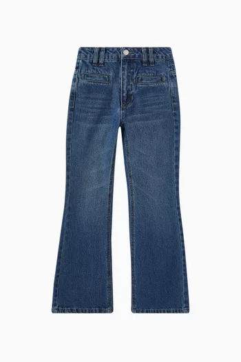Wide-leg Jeans in Denim