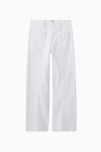 Relaxed Wide Leg Jeans