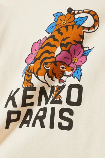 Logo Print T-shirt in Cotton