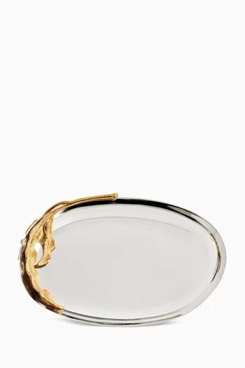 Small Fern Tray in Stainless Steel