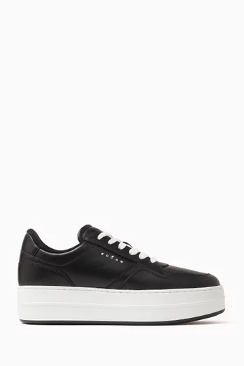 Skyscraper Low-top Sneakers in Leather