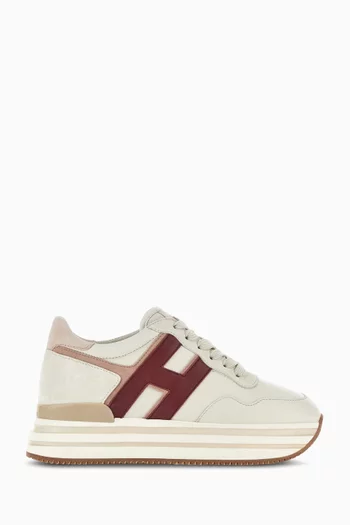 H222 Mid-top Sneakers in Leather