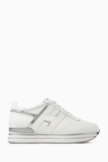Midi H222 Sneakers in Leather