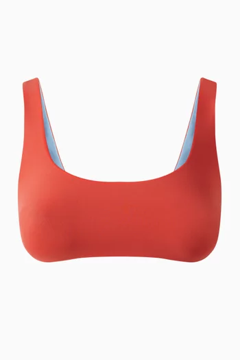 Quinn Reversible Crop Bikini Top