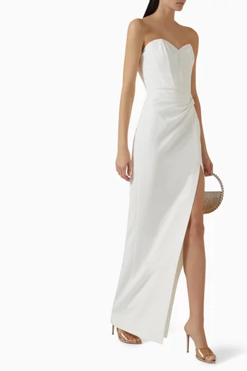 Corset Gown in Crepe