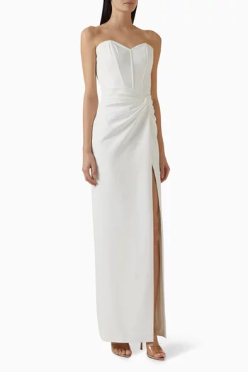 Corset Gown in Crepe