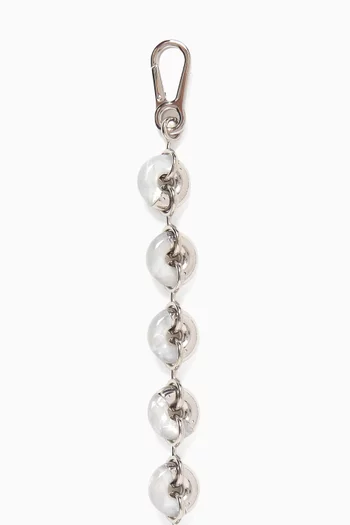 Donut Chain Strap in Stainless Steel
