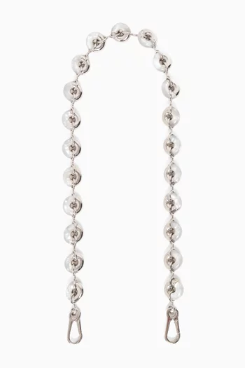 Donut Chain Strap in Stainless Steel