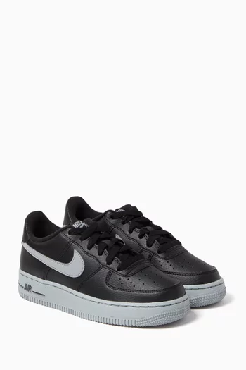 Buy Nike Black Air Force 1 Sneakers For Boys Online Ounass Bahrain