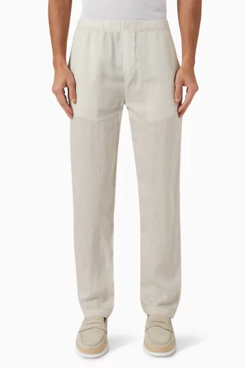 Home Pants in Linen-blend
