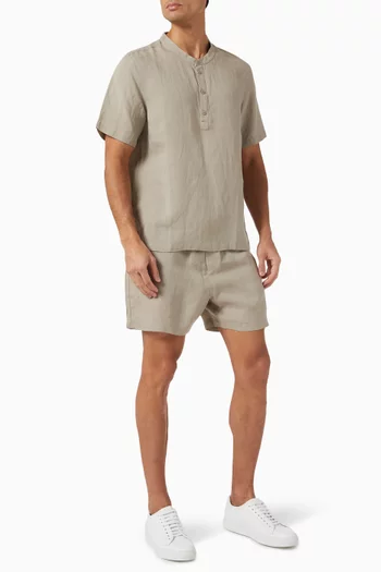 Home Shorts in Linen