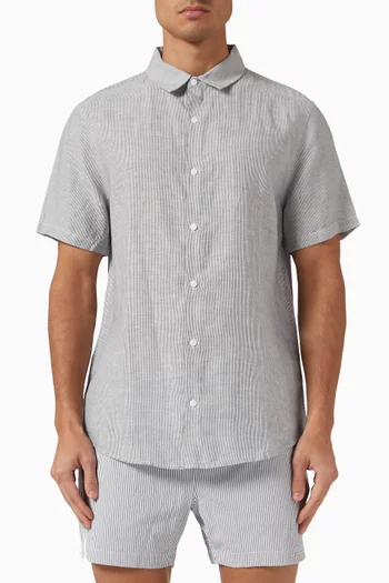 Jack Shirt in Linen-blend