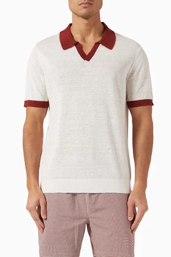 Johnny Polo Shirt in Linen