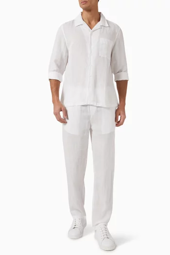 Home Camp Shirt in Linen