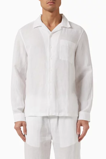 Home Camp Shirt in Linen