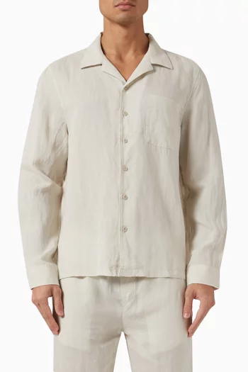 Home Camp Shirt in Linen