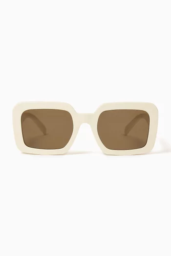 Triomphe Square Sunglasses in Acetate