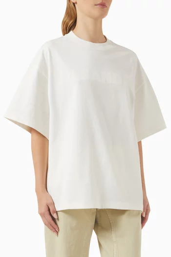 Oversized Logo T-shirt in Cotton