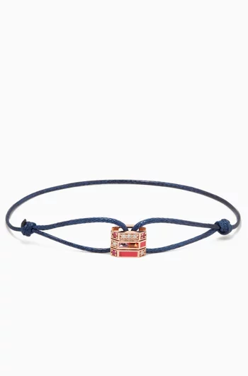 Ménage à Trois Sapphire Thread Bracelet in 18kt Rose Gold