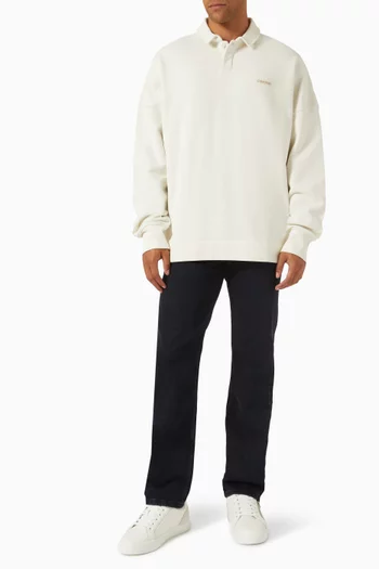 بنطال جينز بقصة ساق مستقيمة دينم