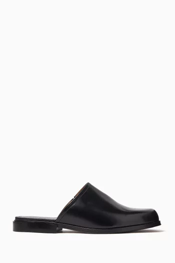 Slip-on Mules in Leather