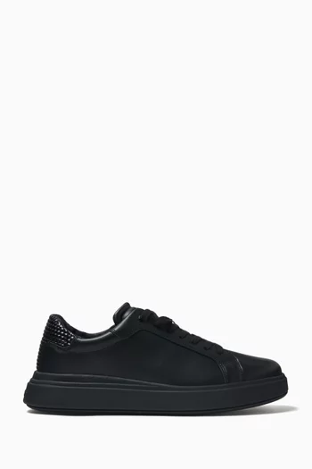 Low-top Sneakers in Smooth Leather