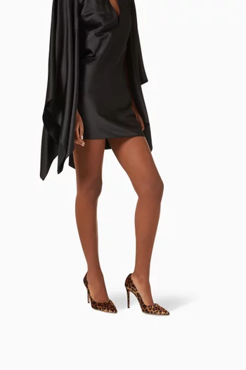 Gianvito 105 Pumps in Leopard-print Suede