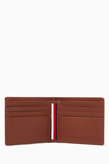 Logo Bi-fold Wallet in Leather