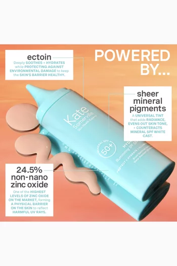 قطرات هيدراكيت لتفتيح البشرة مع عامل الحماية من الشمس SPF 50+‎‏، 50 ملل