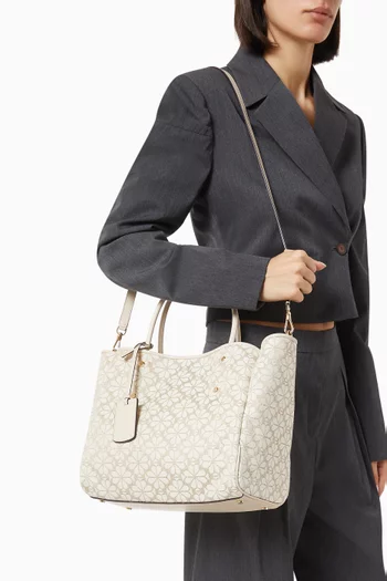Medium Spade Everything Tote Bag in Jacquard