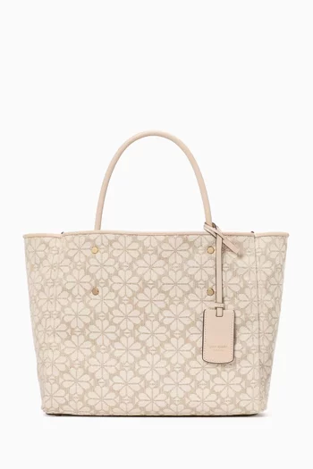 Medium Spade Everything Tote Bag in Jacquard