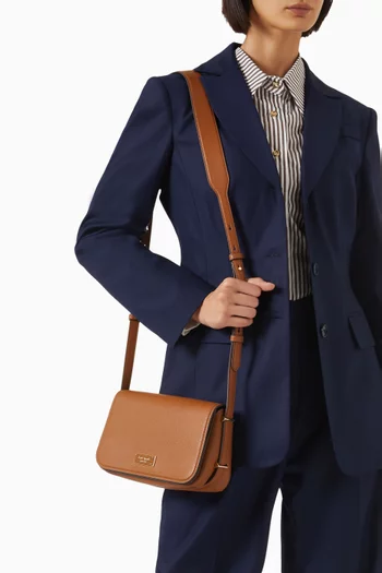 Liv Crossbody Bag in Pebbled Leather