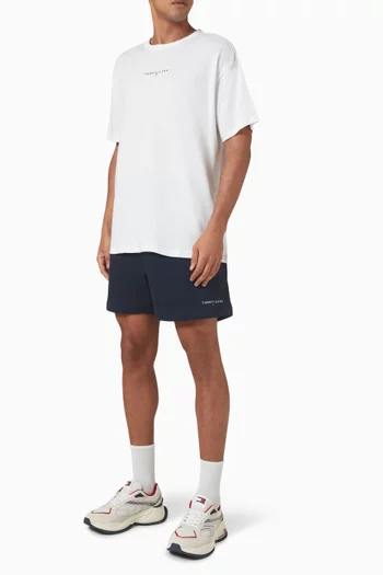 Drawstring Shorts in Cotton Jersey