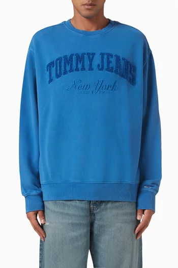 Vintage Varsity Sweatshirt in Cotton