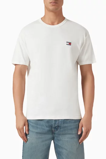 Flag Badge T-shirt in Cotton Jersey