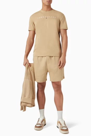 Linear Logo T-shirt in Cotton