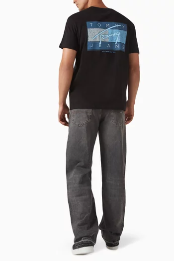 Signature Flag Logo T-shirt in Cotton